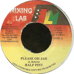 Please Oh Jah von Half Pint – Cover