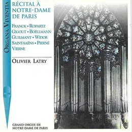 Récital à Notre-Dame de Paris von Guy Ropartz – Album Cover