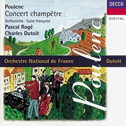 Concert Champêtre / Sinfonietta / Suite Française von Pascal Rogé – Album Cover