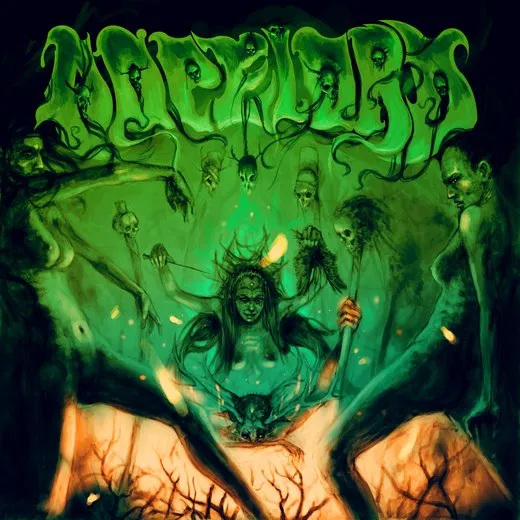 Magick Rites von Dopelord – Album Cover