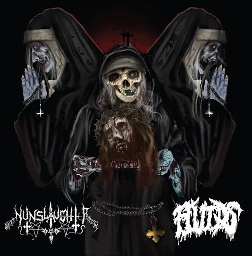 Nunslaughter / Fluids von Fluids – Album Cover