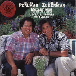 Mozart: Duos for Violin & Viola / Leclair: Sonata for 2 Violins von Jean‐Marie Leclair – Album Cover