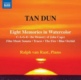 Eight Memories in Watercolor / C-A-G-E- (In Memory of John Cage) / Film Music Sonata / Traces / The Fire / Blue Orchid von 谭盾 – Album Cover