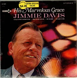 His Marvelous Grace von Jimmie Davis – Album Cover