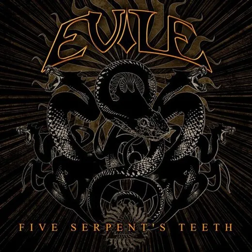 Five Serpent's Teeth von Evile – Album Cover