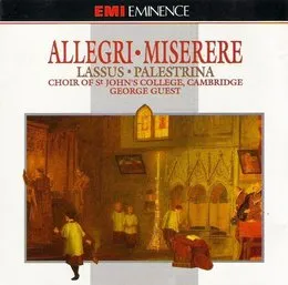 Miserere von Giovanni Pierluigi da Palestrina – Album Cover