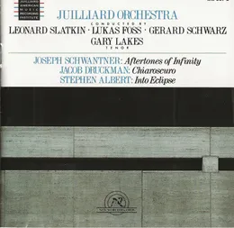 Schwantner: Aftertones of Infinity / Druckman: Chiaroscuro / Albert: Into Eclipse von Stephen Albert – Album Cover