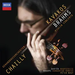 Brahms: Violin Concerto / Hungarian Dances / Bartók: Rhapsodies von Péter Nagy – Album Cover