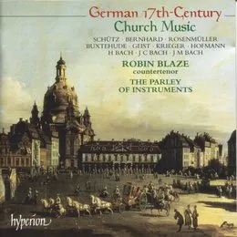 German 17th-Century Church Music von Robin Blaze – Album Cover