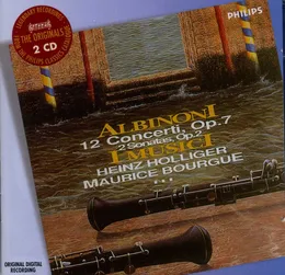 12 Concerti, op. 7 / 2 Sonatas, op. 2 von Maurice Bourgue – Album Cover