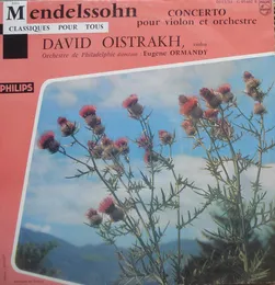 Concerto pour violon et orchestre en mi mineur op. 64 von Давид Фёдорович Ойстрах – Album Cover