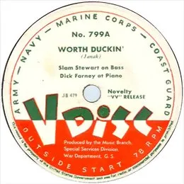 Worth Duckin’ / I Must Have That Man von Dick Farney – Album Cover