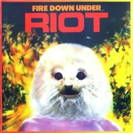 Fire Down Under von Riot V – Album Cover