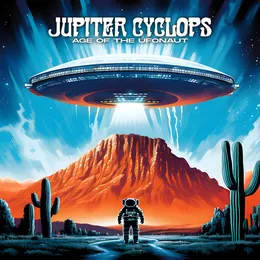 Age of the UFOnaut von Jupiter Cyclops – Album Cover