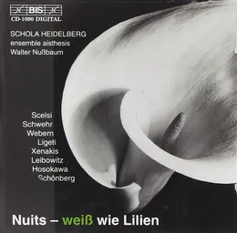 Nuits – weiß wie Lilien von 細川俊夫 – Album Cover