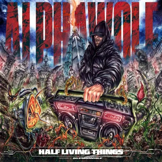 Half Living Things von Alpha Wolf – Album Cover