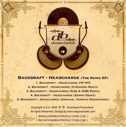 Headcharge (The Remix EP) von Backdraft – Album Cover