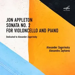 Sonata No. 2 for Violoncello and Piano von Jon Appleton – Cover