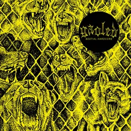 Bestial Hardcore von Gaoled – Cover