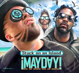 Stuck on an Island von ¡MAYDAY! – Album Cover
