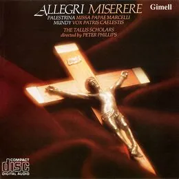 Allegri: Miserere / Palestrina: Missa Papae Marcelli / Mundy: Vox Patris Caelestis von Giovanni Pierluigi da Palestrina – Album Cover