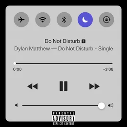 Do Not Disturb von Dylan Matthew – Cover