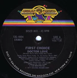 Doctor Love von First Choice – Cover
