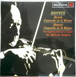 Bruch: Concerto in G minor / Mozart: Concerto in D major von Max Bruch – Album Cover