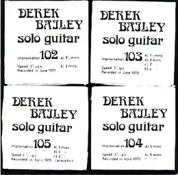 Incus Taps von Derek Bailey – Album Cover