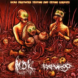 Sicko Brothers Tasting And Eating Corpses von M.D.K. – Album Cover
