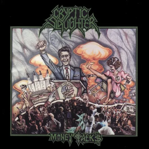 Money Talks von Cryptic Slaughter – Album Cover