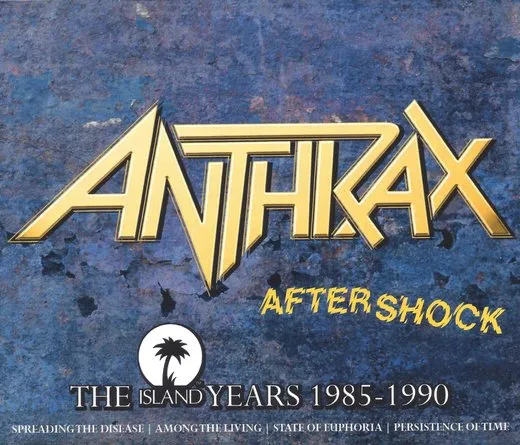 Aftershock: The Island Years 1985–1990 von Anthrax – Cover