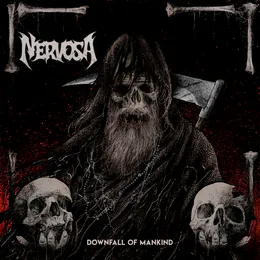 Downfall of Mankind von Nervosa – Album Cover