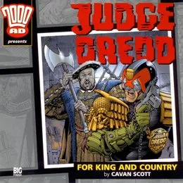 Judge Dredd: For King and Country von Cavan Scott – Album Cover