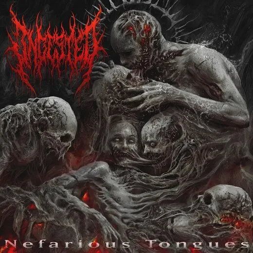 Nefarious Tongues von Ingested – Album Cover