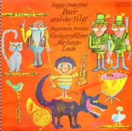 Peter und der Wolf / Orchesterführer für junge Leute von Benjamin Britten – Album Cover