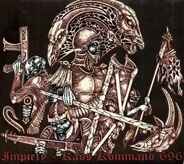 Kaos Kommand 696 von Impiety – Album Cover