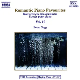 Romantic Piano Favourites, Vol. 10 von Péter Nagy – Cover
