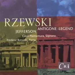 Jefferson / Antigone - Legend von Frederic Rzewski – Album Cover