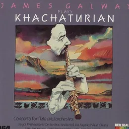 James Galway Plays Khachaturian von Արամ Խաչատրյան – Album Cover