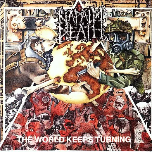 The World Keeps Turning von Napalm Death – Album Cover