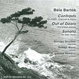 Contrasts / Out of Doors / Sonata for Solo Violin von Robert Mann – Cover