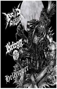 Acid Cross / Kriegg / Hellripper von Hellripper – Album Cover