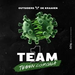 1 Team (Tegen Corona) von Outsiders – Cover