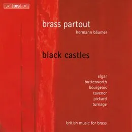 Black Castles (British Music for Brass) von Mark‐Anthony Turnage – Album Cover