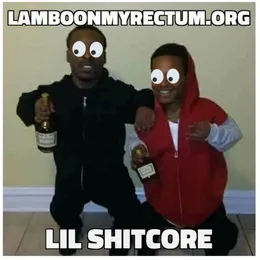 LAMBOONMYRECTUM.ORG von Lil Shitcore – Cover