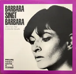 Barbara singt Barbara von Barbara – Album Cover