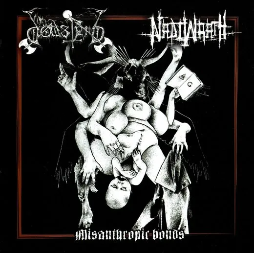 Misanthropic Bonds von Dødsferd – Album Cover