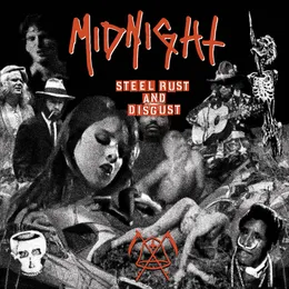 Steel, Rust and Disgust von Midnight – Album Cover