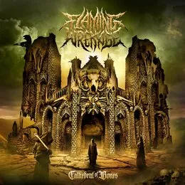 Cathedral of Bones von Flaming Wrekage – Album Cover